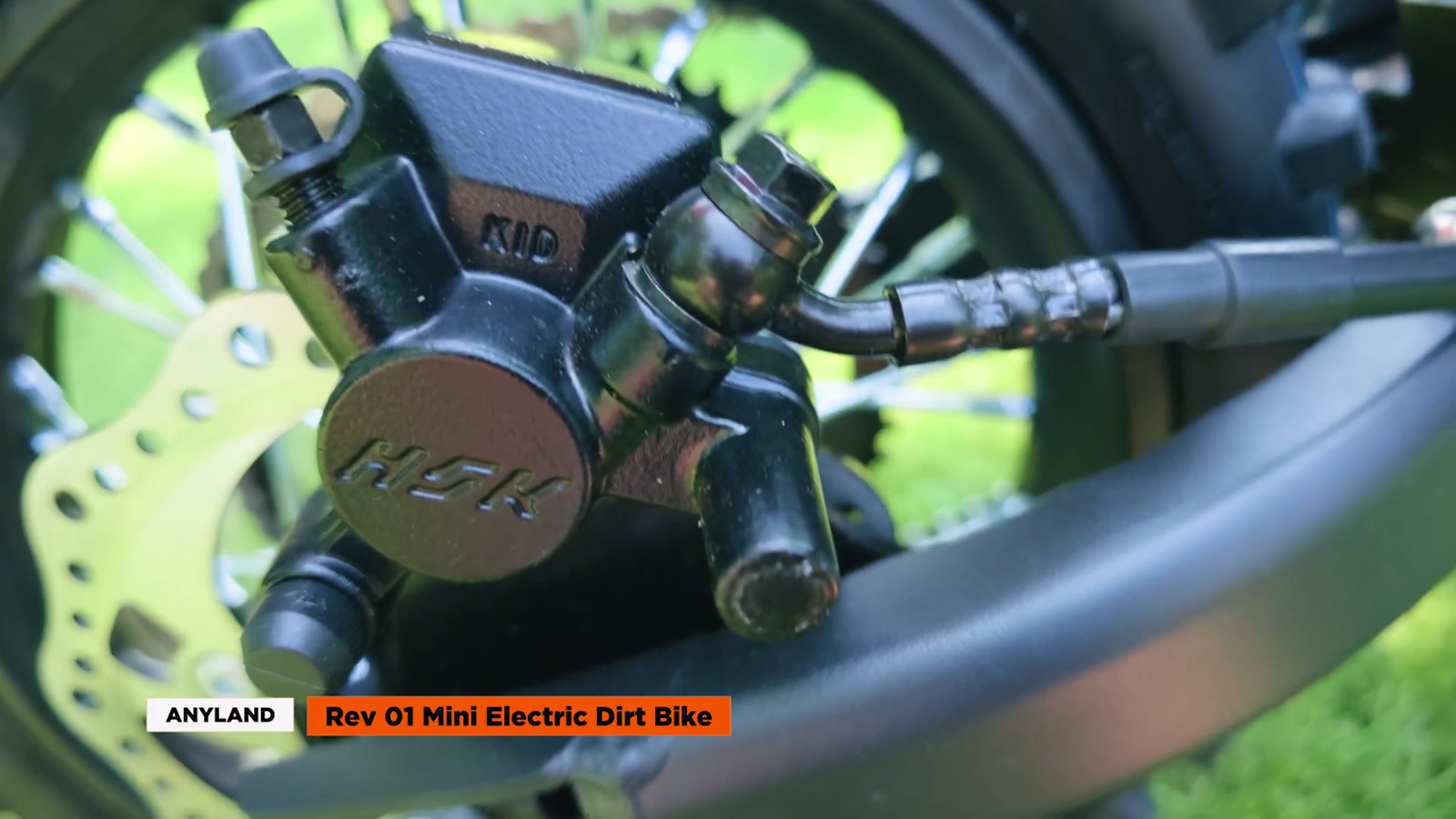Video still from Anyland Rev 01 Mini Electric Dirt Bike Review: The Moxin Controller and Full-Twist Throttle Make It at 9:07