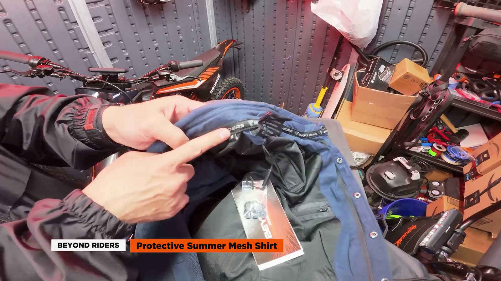 Video still from Beyond Riders Gear First Impressions: Fitment, Armor, and Real-World Ride Feel at 4:04