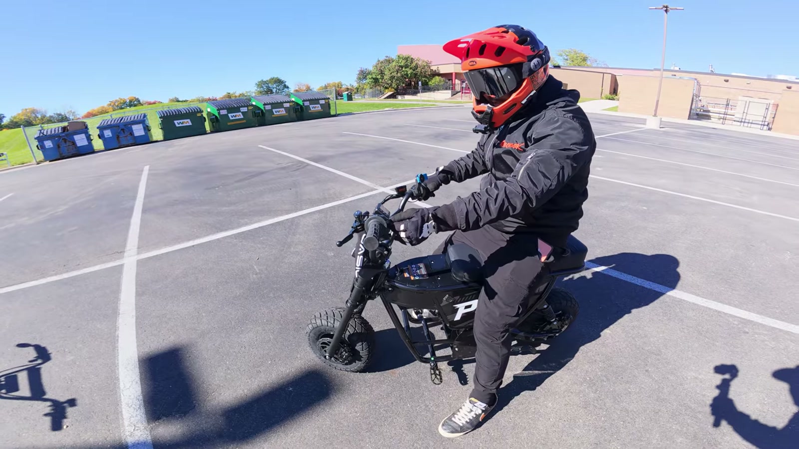 Video still from Jasion Poki Mini eBike Review: A Compact Wheelie Machine With a Surprisingly Good App at 3:46